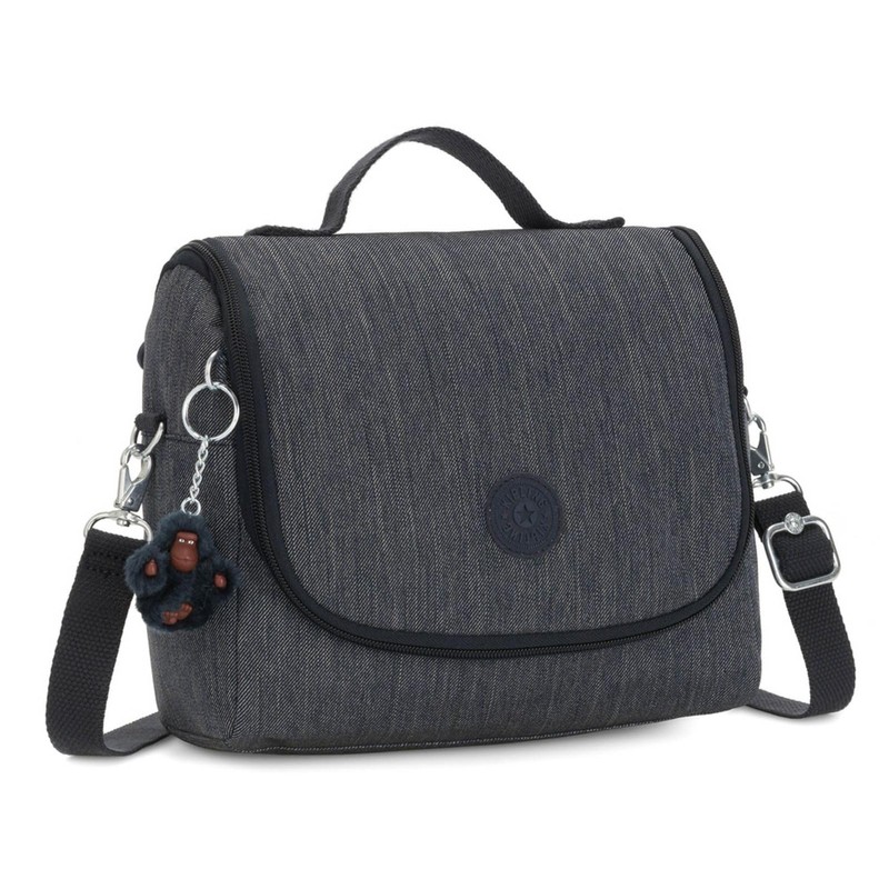Kipling NEW KICHIROU Large Lunch Box, Bag, Suitcase, Navy (Blue)