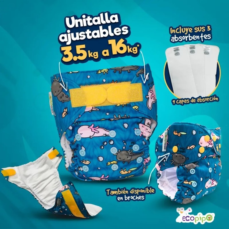 Pañal Ecopipo 4g Erizos