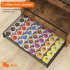 Homode Coffee Syrup Organizer Rack, 3-Tier 8 Bottles Syrup Stand