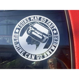 Oracal Toyota 4Runner decal,  sticker, 7”, Select Your Color