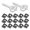 QUARKZMAN Pack of 15 Port Blocker Locking USB Port/Dust Metal
