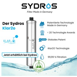 Klar2O Water Filter - Filters up to 99.99% Microplastic, Nanoplastics & PFAS