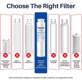FrigiLife RWF5800A Fit for Frigidaire EPTWFU01 Refrigerator Water Filter Replacement, Compatible with Pure Source Ultra II, EWF02, Pure Source Ultra 2, 807946701, 2PACK