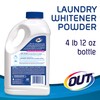 OUT White Brite Laundry Whitener Bleach Alternative, Stain Remover Detergent