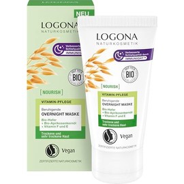 LOGONA Naturkosmetik NOURISH Soothing Overnight Mask - 50 ml - Face Mask with Immunight for the Night - For Dry Skin