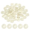 sourcing map 50pcs Sewing Button 11.5mm (0.45") 4 Holes Resin