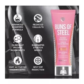 Steelfit Crema Tonificante Para Gluteos Y Piernas Buns Of Steel Steelfit Maximum Toning  En Pomo De 237 Ml