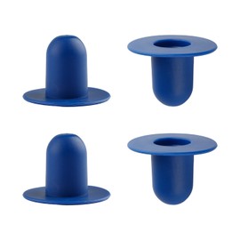 Bojueshaw 4pcs Universal Pool Wall Plugs,Above Ground Swimming Pool Filter Pump Hole Stoppers Compatible with Intex and Bestway(Blue)