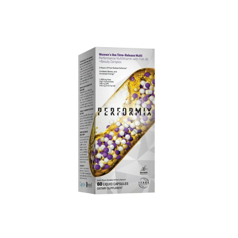 Performix Women's 8 HR Time-Release Multi w/ Fish Oil -