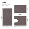 YIHOUSE Bath Mat Rug Sets 3 Piece, Super Absorbent Ultra