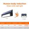 LILONZON 1000 Lumens Solar Wall Light, Aluminum 3-Modes Adjustable Warm/Cold