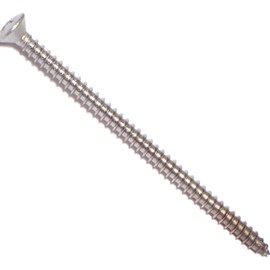 Hard-to-Find Fastener 014973198107 Phillips Oval Sheet Metal Screws, 8 x 3, Piece-10