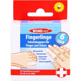 FINGERLING Protective Caps for Fingers and Toes. Pack of 6)