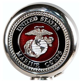 PRO PAD INC Motorcycle Flag Pole Decorative Topper - Marine Corps | Premium Metal, Durable, and Stylish | Perfect for Marine Corps Supporters, Veterans, and Enthusiasts | Easy to Install