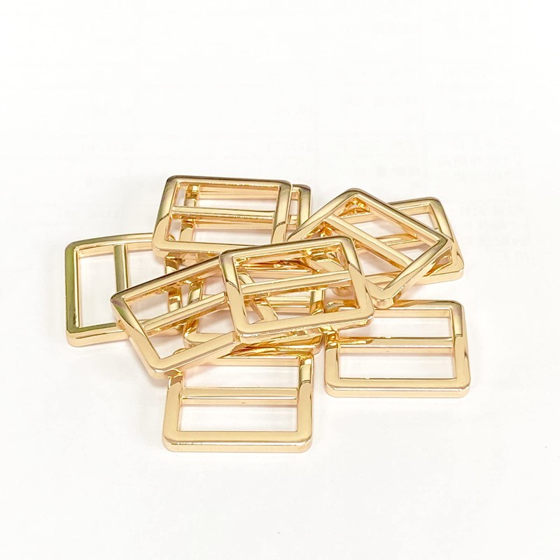 aoozleny 10pcs Zinc Alloy Slider Tri-Glide Buckle Triglide Adjustable Buckle