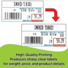 Pokanic Thermal Head Printer Replacement Part Compatible with CAS CL-5000, CL-5500, CL-7200 Bench and Pole Series Scale, Weight Printing Clear Labels