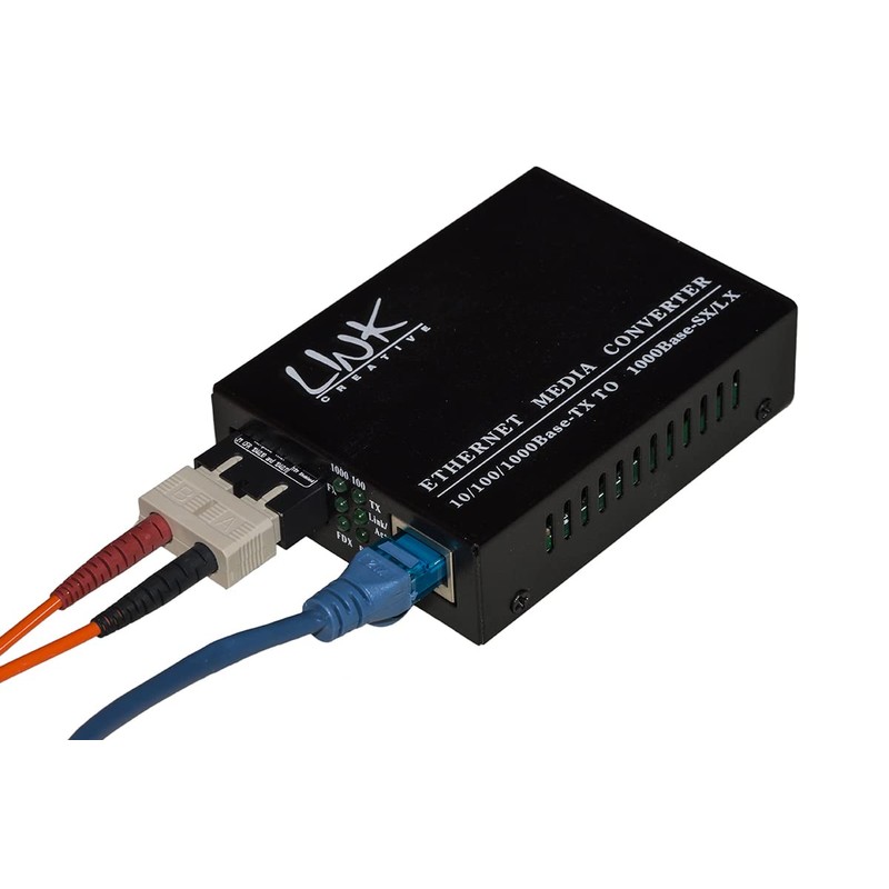 Link LKMCMM10 Media Converter Rj45 - Fibre Optic Sc 10/100/1000