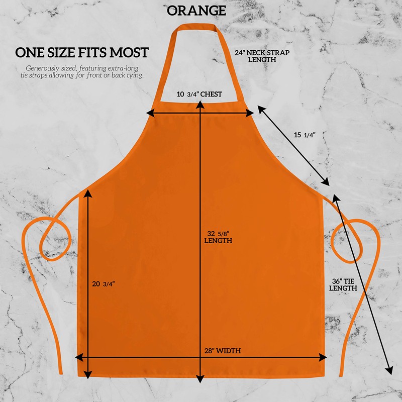 GREEN LIFESTYLE 12 Pack Bib Apron - Unisex Apron Bulk