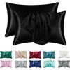 LXMGED Satin Silk Pillowcases for Skin and Hair,Set of 2