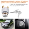 Ignition Lock Key Switch 12 V Motorcycle Ignition Switch, Car