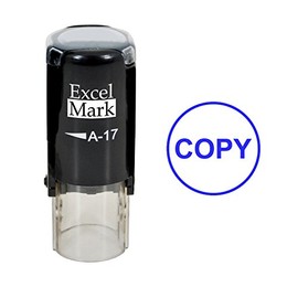 Copy - ExcelMark Self-Inking Rubber Stamp - A17 Blue Ink