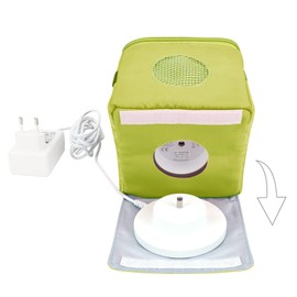 Annmore Bag for Toniebox and Tonies Characters, Green Carrying Case for Creative Tonies Figures, Tote Bag for Kids Toniebox Starter Set, 3 4 5 6 Years Old Boys and Girls Birthday Gift