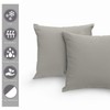 Pizuna Cotton Pillowcases 65 x 65 cm, Pack of 2,