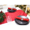 Christmas Concepts® Set of 4 Silver Napkin Rings – Luxury