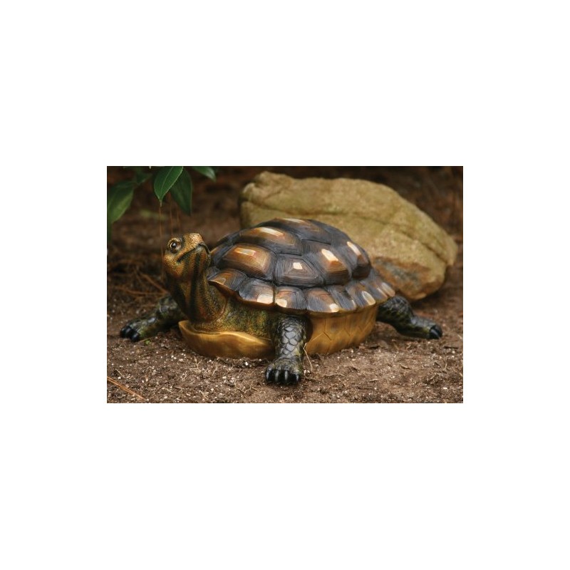 Turtle M Green Statue by Michael Carr Designs - Outdoor