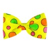 Widmann 28652 - Colourful Bow Tie, Clown Bow Tie, Yellow