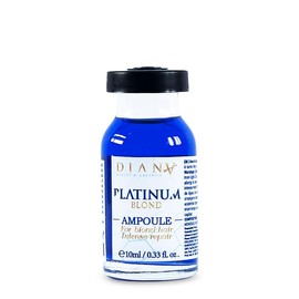 DIANA BEAUTY CREATIVE - Feuchtigkeitsspendende Ampulle für das Haar, Haarfeuchtigkeit, Haarkur, Haare Regeneration, Haarpflege, Natürliche Feuchthaltemittel - Ampulle Platinum, 1x10 ml