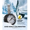 Tire Pressure Gauge - (0-60 PSI) Heavy Duty, Certified ANSI