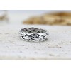 AeraVida Delicate Woven Braid 7mm Band .925 Sterling Silver Ring