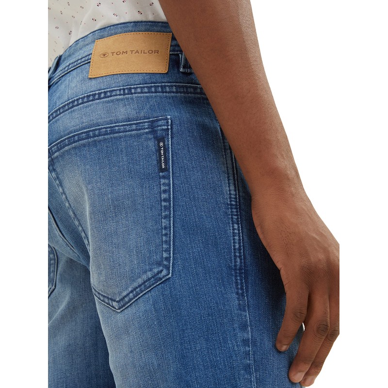 TOM TAILOR Men's Josh Regular Slim Jeans with Coolmax® Function,