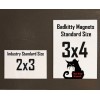 Baking because Murder is wrong funny High Quality Metal Fridge
