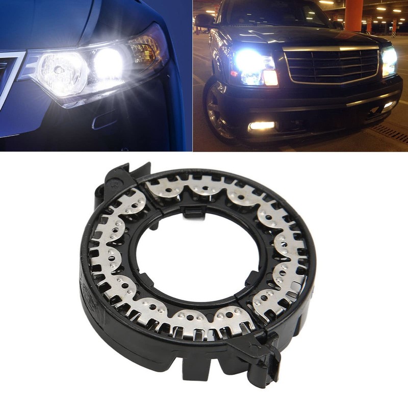 Clip Ring Brackets Car Headlight Bulb Base Holder Adapter Bracket