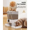 oneisall Automatic Cat Feeder for 2 Cats, 20 Cups/5L Automatic