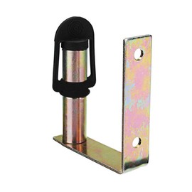 Polieez 90° L Shape Tractor Beacon Light Bracket, Side Mounting Bracket With Wire For Forklift Truck Rotating Warning Light, Pin Holder Universal For DIN Pole Mount Flashing Strobe Light (L-Model 04)