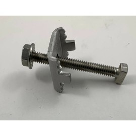 Ironridge Lot of 4 Ironridge Solar Grounding  Mid Clamps 34.8-41 mm Clear RS-GD-MCL-225