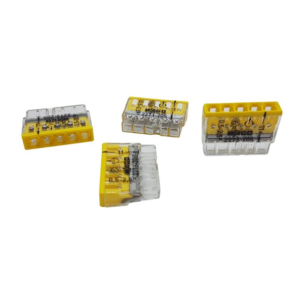 Wago 2273-205 Compact Connection Box Terminals Diameter 0.5 - 2.5