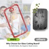 Tempered Glass Cutting Board for Kitchen Counter – Dishwasher Safe,