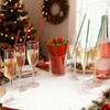 150 Pcs Plastic Straws Disposable Drinking Straw Bulk for Birthday