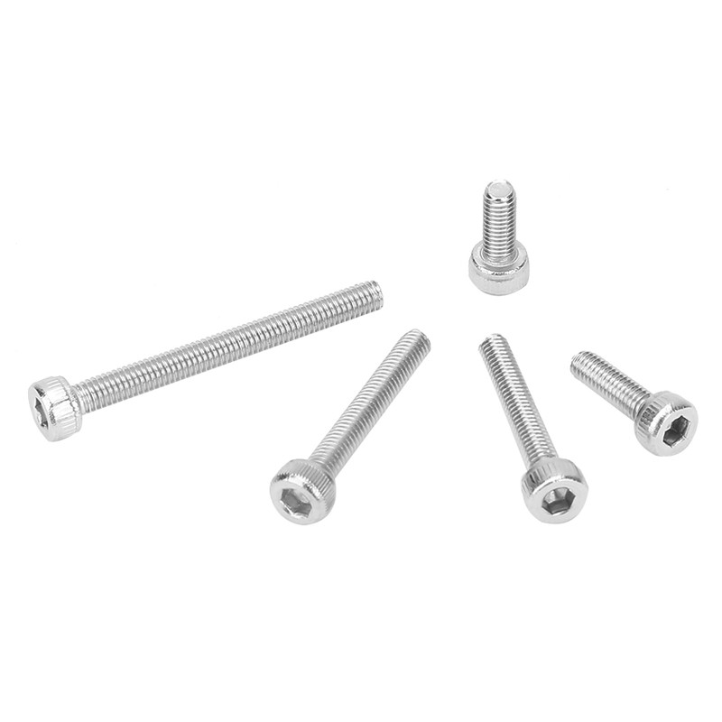 300pcs M2 M2.5 M3 Hex Socket Stainless Steel SS304 Cap