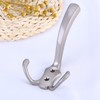 Healifty 3 Prong Hook Wall Mounted Robe Hook Retro Utility