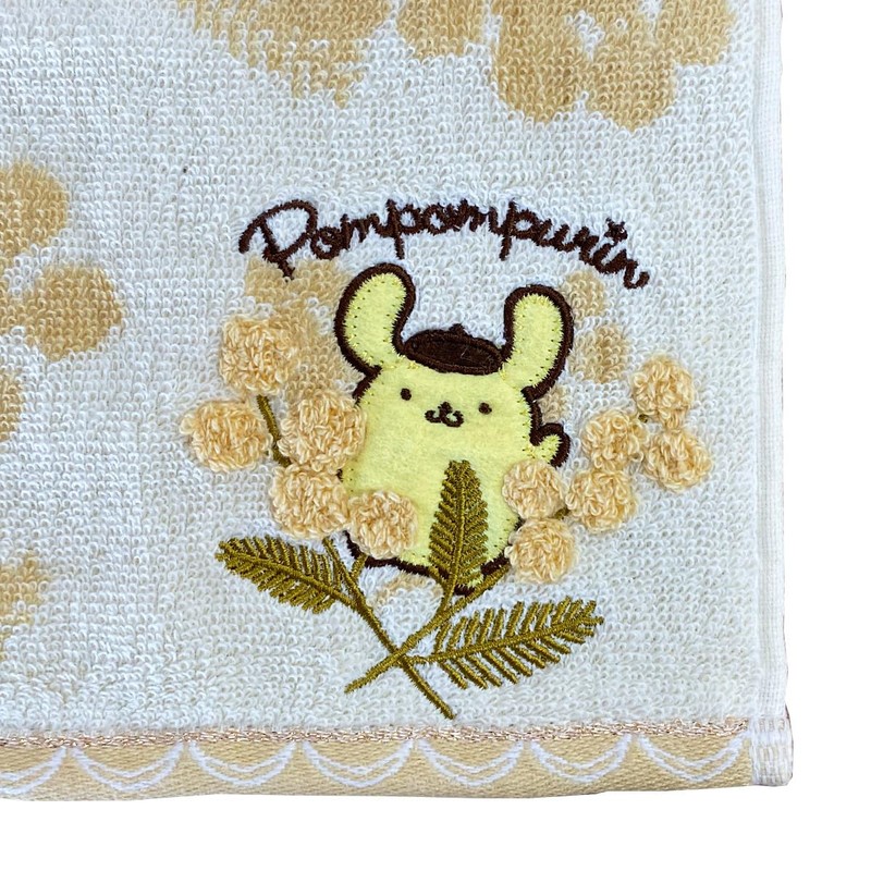 Maruma Mini Towel Handkerchief Pompompurin Bluempurrin 100% Cotton Present Birthday