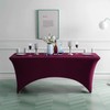 Newthinking 6FT Stretch Tablecloth for Craft, Spandex Stretch Table Cloth,