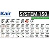Kair Beige Gravity Grille 183mm External Dimension Ducting Air Vent