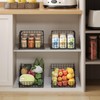 2 Tier Stackable Wire Basket-Kitchen Counter, Pantry Organization and Storage
