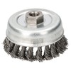 KOTARBAU® Pot Wire Brush 100 mm with M14 Thread Braided