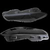 QPCRAP 2Pcs Front Headlamp Headlight Lens Cover Shell Clear Fit